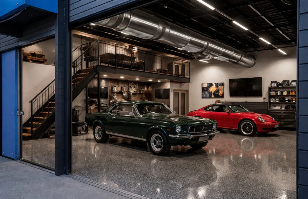 Climate-controlled luxury garage condos and storage units in Jacksonville, Florida